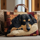 Bolso acolchado hecho a mano – Dachshund