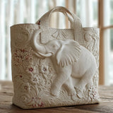Bolso acolchado hecho a mano – Elefante