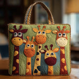 Bolso acolchado hecho a mano – Jirafa