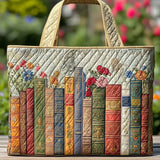 Bolsa acolchada hecha a mano – Biblioteca encantada