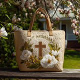 Bolso acolchado hecho a mano – Cruz Sagrada