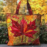 Bolso acolchado hecho a mano – Arce al atardecer