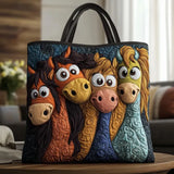 Bolso acolchado hecho a mano – Ponys juguetones