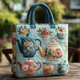 Bolso acolchado hecho a mano – Patrón de flores
