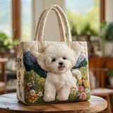 Bolso acolchado hecho a mano – Perro encantado
