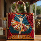 Bolso acolchado hecho a mano – Elegante bailarina