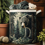 Canastro de Lavadero Acolchado – Sendero de Garras de Oso