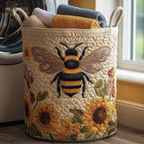 Canastro de Lavadero Acolchado – Abeja Acogedora