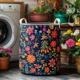 Canastro de Lavadero Acolchado – Boho-Patchwork