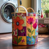 Canastro de Lavadero Acolchado – Camino Boho