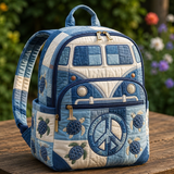 Mochila Boho Acolchada – Denim y Tortuga