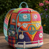 Mochila Boho Acolchada – Alegría en Colores