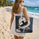 Bolsa de playa acolchada – Bailarina elegante – espaciosa