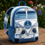 Mochila Boho Acolchada – Mares Tranquilos