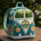 Mochila Boho Acolchada – Paseo por el Bosque