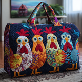 Bolsa de Viaje Acolchada – Pollos Coloridos