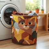 Canastro de Lavadero Acolchado – Gato Acogedor