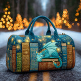 Bolsa de viaje acolchada – Dragón y libro de hechizos