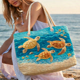 Bolsa de playa acolchada – Tortuga en la Costa Dorada