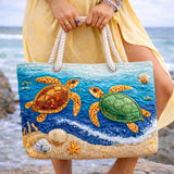 Bolso de Playa Acolchado – Tortuga Tropical