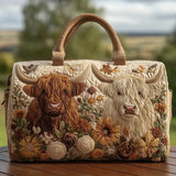 Bolsa de viaje acolchada – Highland Cattle escocés