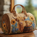Bolsa de viaje acolchada – Vaca escocesa