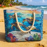 Bolsa de playa acolchada – Tortuga marina – L y XL