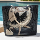 Bolsa de playa acolchada – Bailarina elegante – espaciosa