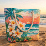 Bolsa de playa acolchada – Espíritu tropical
