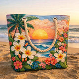 Bolsa de playa acolchada – Brisa tropical – L y XL