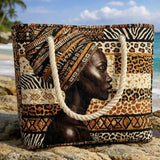 Bolsa de playa acolchada – Reina Africana – espaciosa