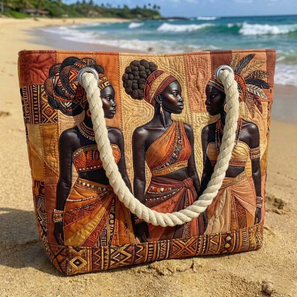 Bolso de Playa Acolchado – Brillo de las Reinas