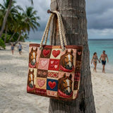 Bolso de playa acolchado – Caballo de pradera – Idea de regalo
