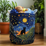 Canastro de Lavadero Acolchado – Gato Dormilón