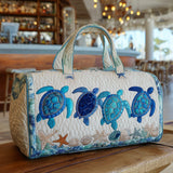 Bolsa de viaje acolchada – Tortuga marina en el océano