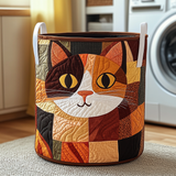 Canastro de Lavadero Acolchado – Gato de Manchas