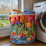 Canastro de Lavadero Acolchado – Flor de Verano
