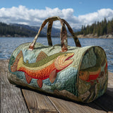 Bolsa de viaje acolchada – Trucha en el río