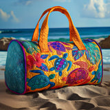 Bolsa de viaje acolchada – Tortugas de colores