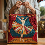 Bolso acolchado hecho a mano – Elegante bailarina