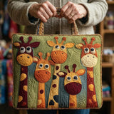 Bolso acolchado hecho a mano – Jirafa